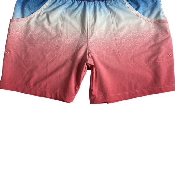 Columbia PFG Boardshorts Blue Mens Swim Trunks Zippered Pocket Large Vacation - Picture 6 of 15